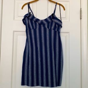 Forever 21 Blue and White Striped Dress